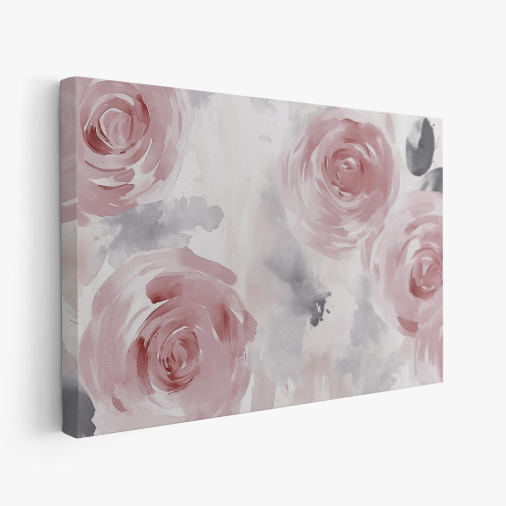 Abstract Rozen in Pastel